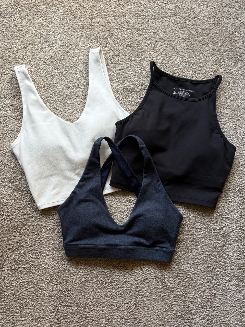 P’Tula Bundle of Active Tank Tops and Sports Bra